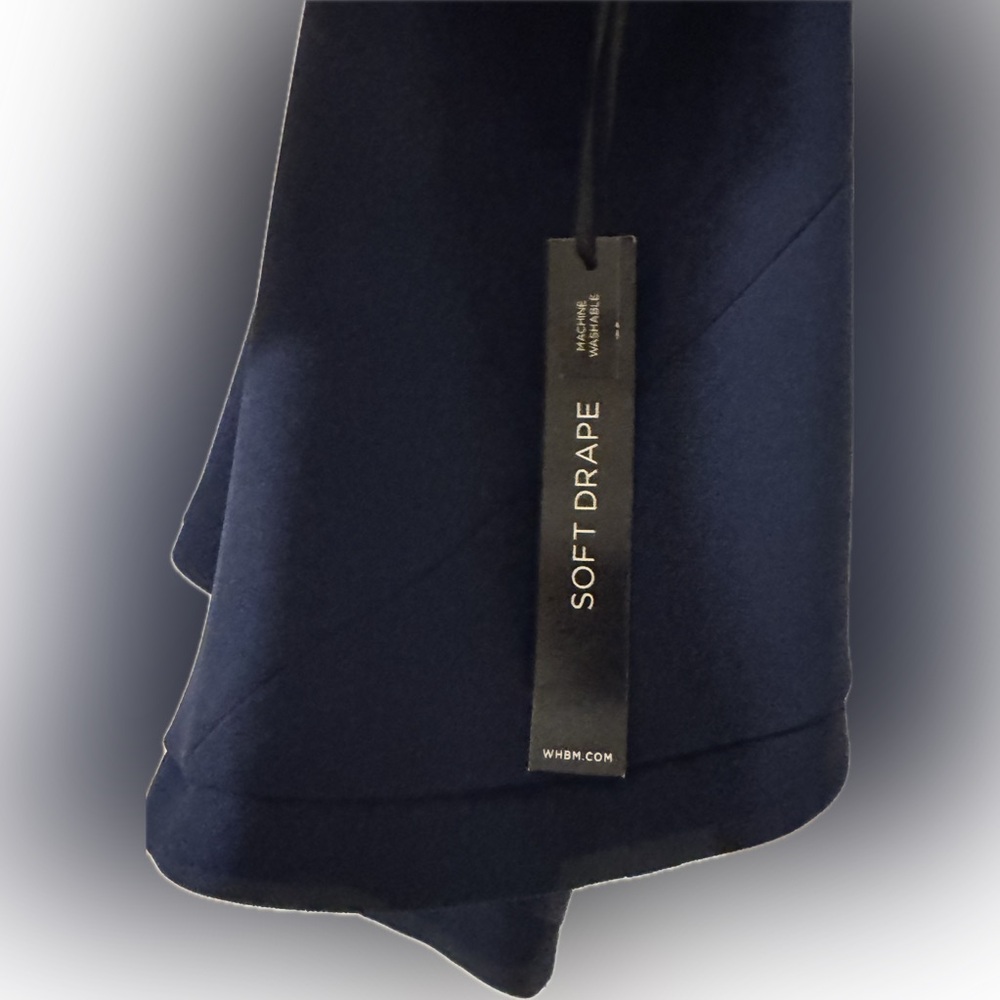 White House Black Market Navy Blue Cropped Blazer NWT Great Buy - Picture 3 of 6